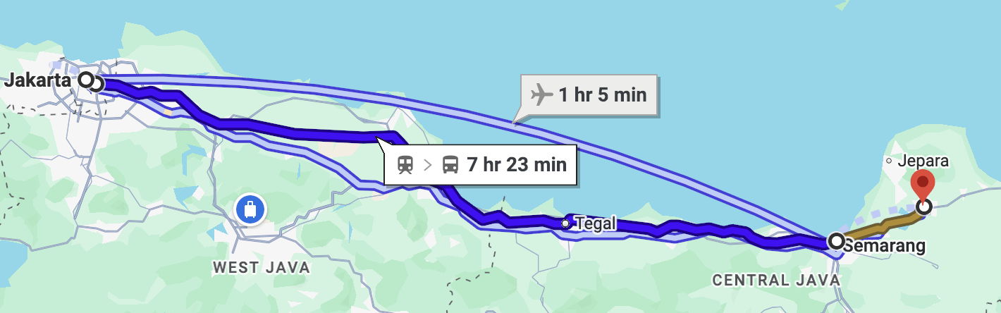 rute jakarta - kudus haryanto