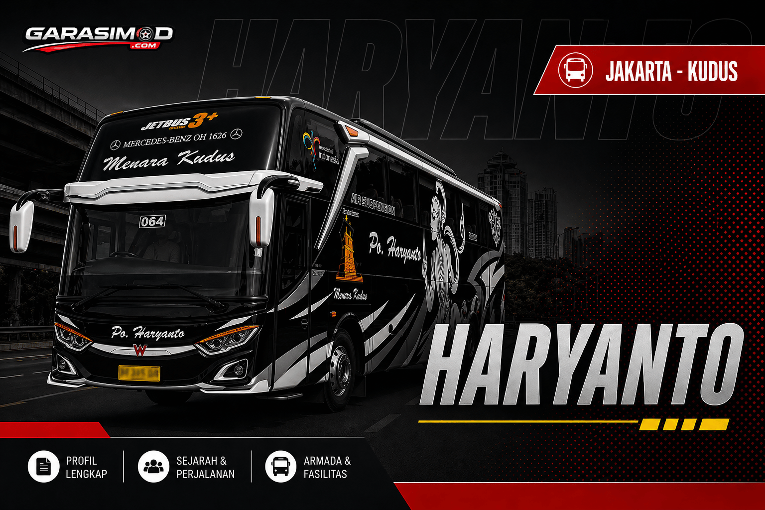 bus haryanto jakarta - kudus