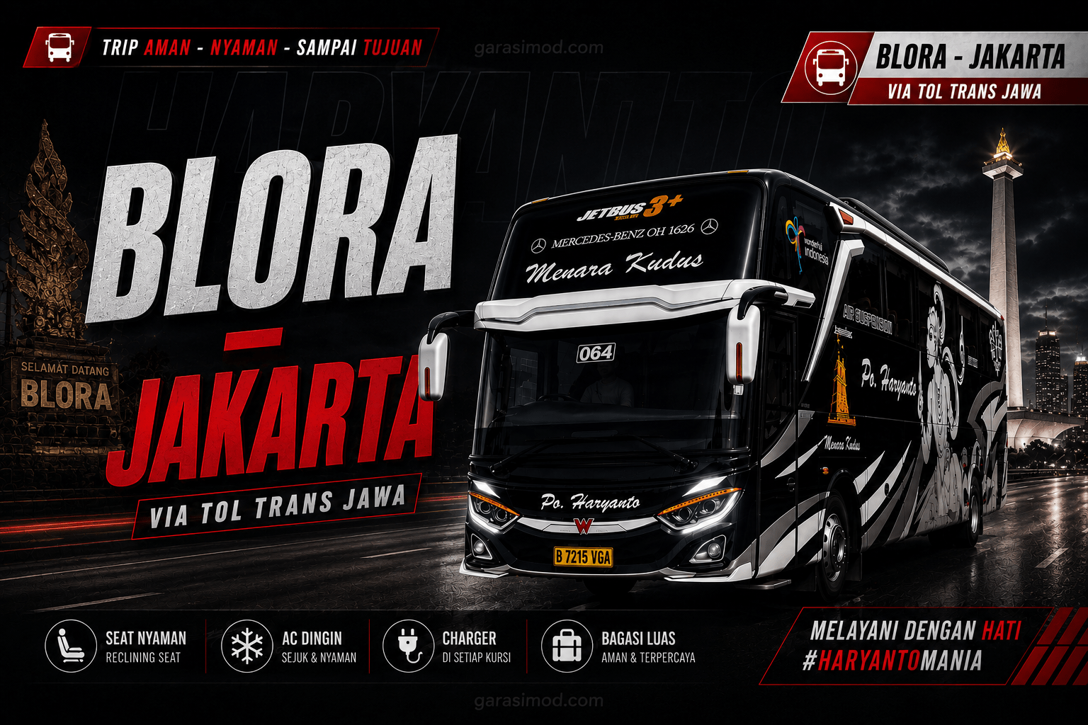 bus haryanto blora jakarta