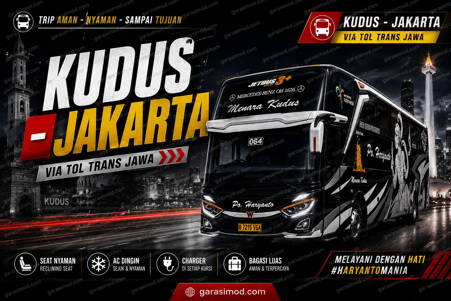 bus haryanto kudus jakarta