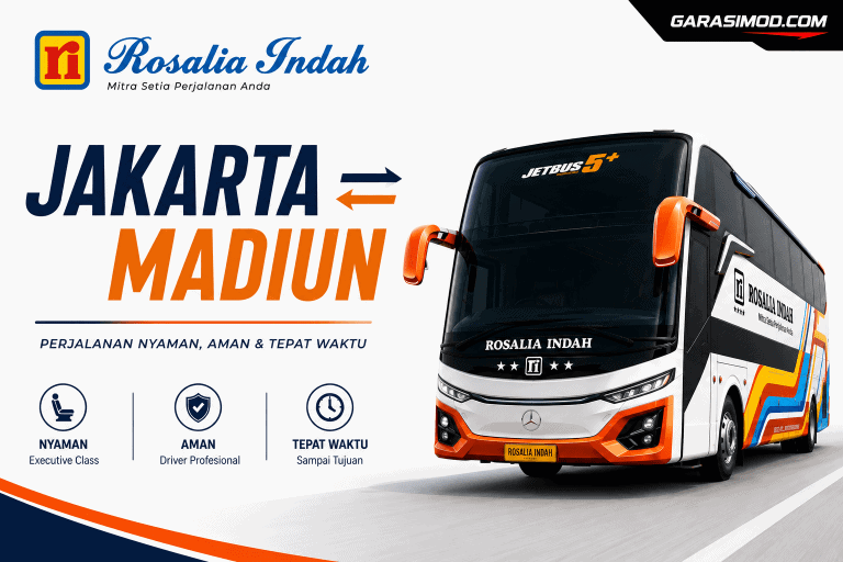 bus rosalia indah jakarta madiun