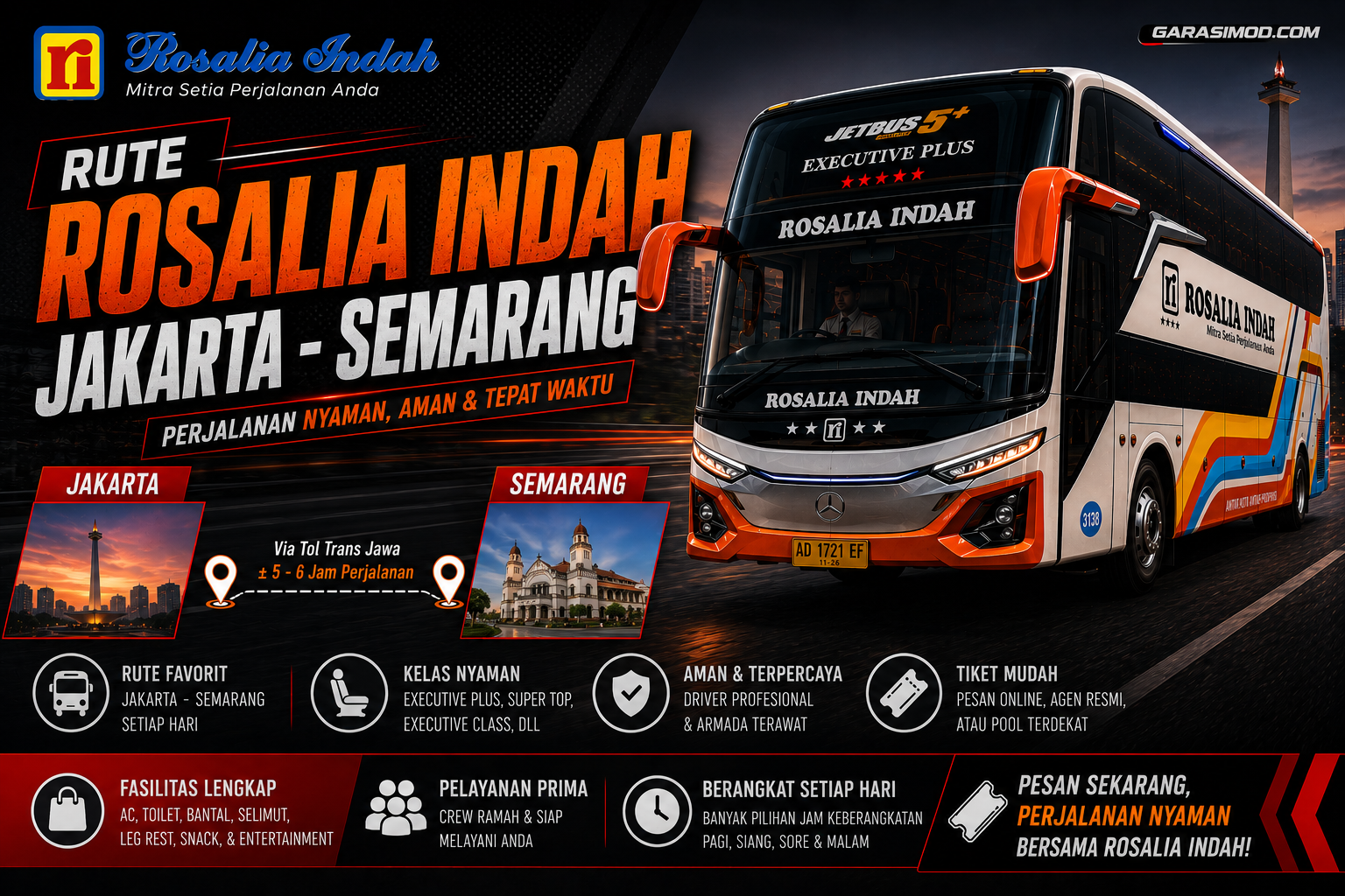 bus rosalia indah jakarta semarang