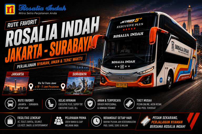bus rosalia indah jakarta surabaya