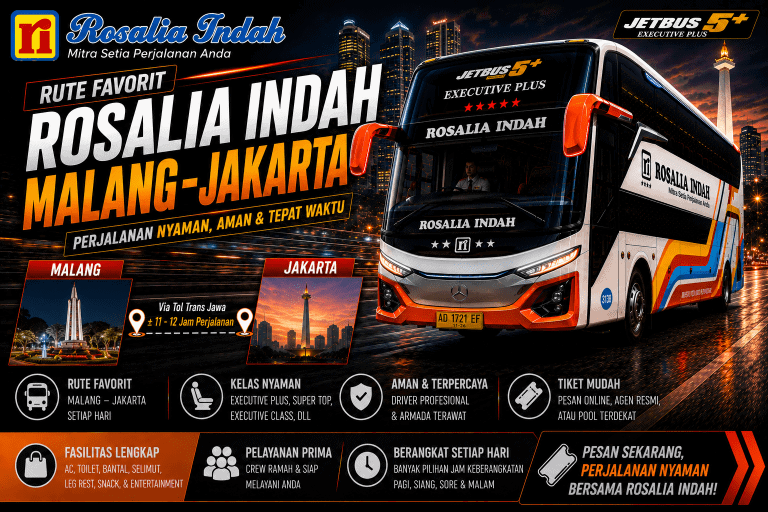 bus rosalia indah malang jakarta