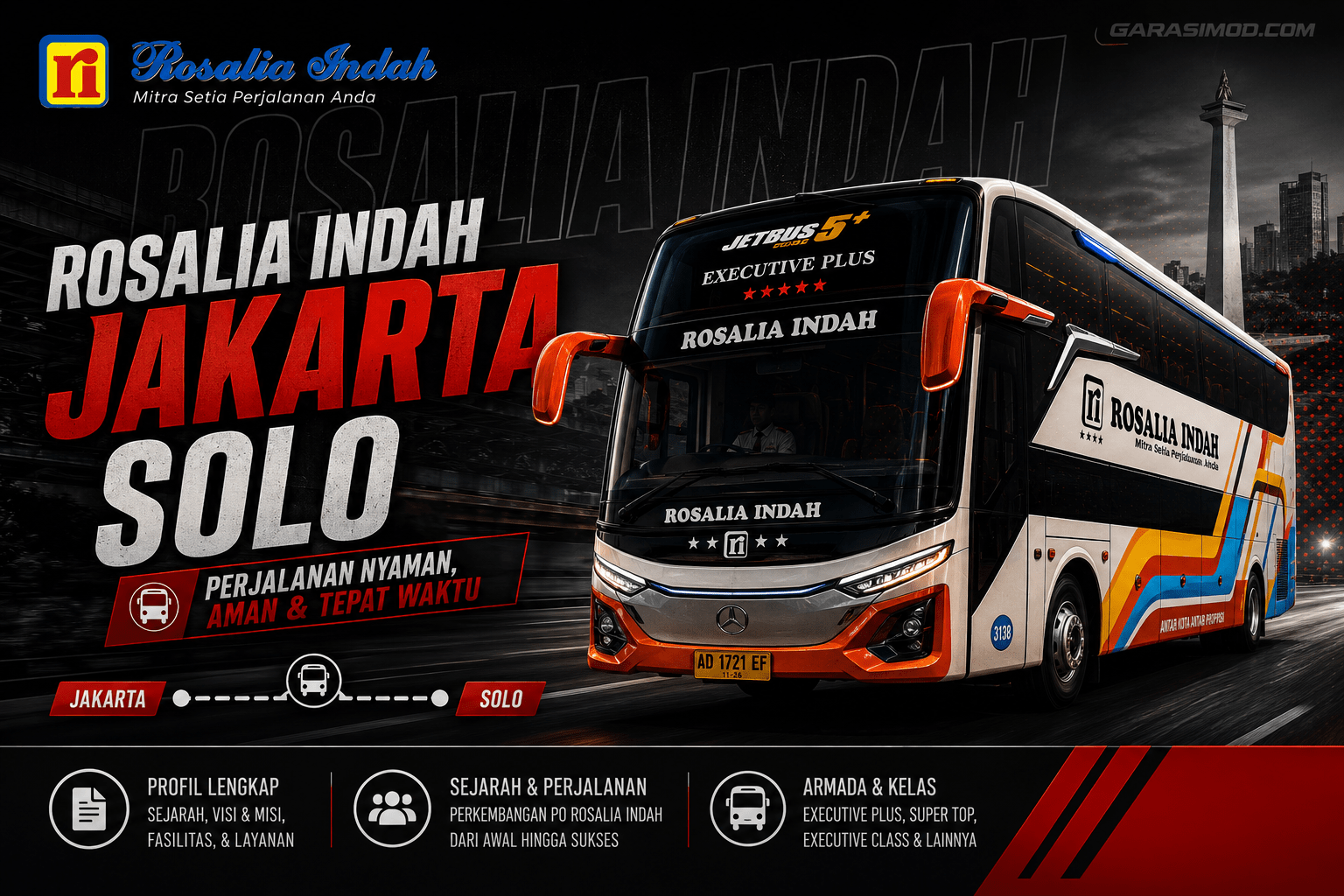bus rosalia indah jakarta solo