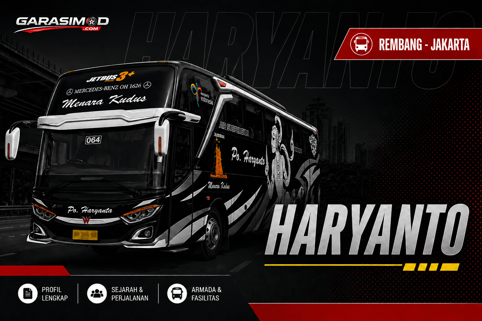 bus haryanto rembang jakarta