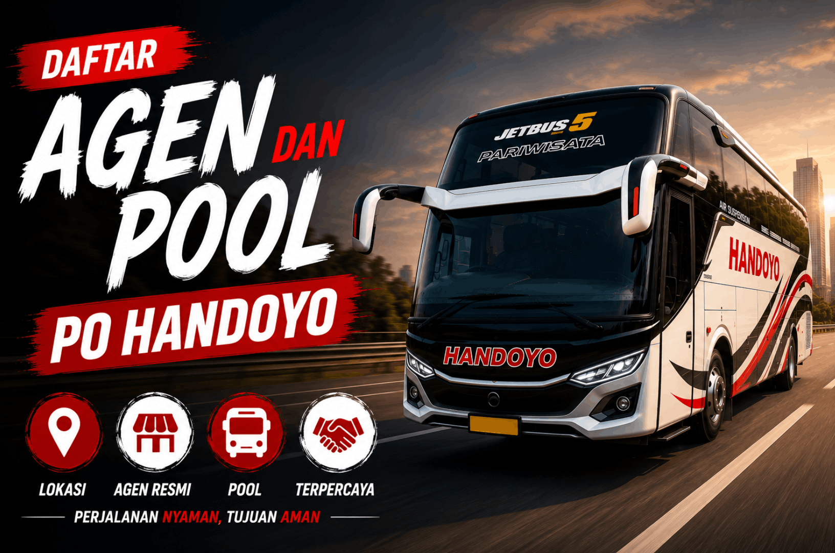 Daftar Agen dan Pool PO Handoyo