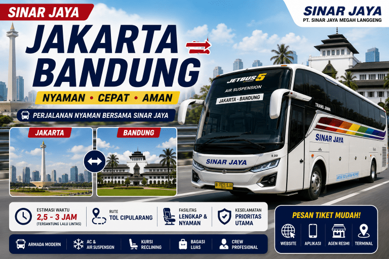 bus sinar jaya jakarta bandung